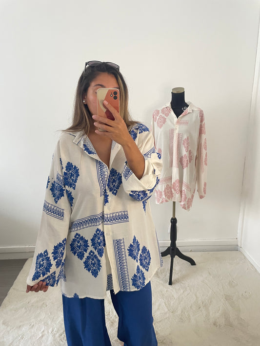 Chemise bleu Zaina